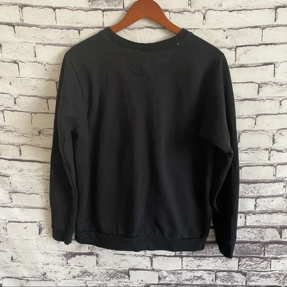 As Long As We Have Wine Crewneck Sweater SZ M - Picture 2 of 3